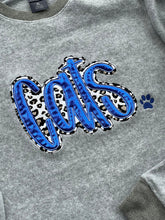 Load image into Gallery viewer, Kentucky sweatshirt | CATS sweatshirt | Embroidered sweatshirt | cozy sweatshirt | Leopard  | Kentucky | Inside out