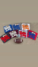 Load image into Gallery viewer, Gameday Football Chenille patch sweatshirt, Choose your team colors, College football, NFL, trendy, school sweatshirt,