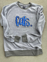 Load image into Gallery viewer, Kentucky sweatshirt | CATS sweatshirt | Embroidered sweatshirt | cozy sweatshirt | Leopard  | Kentucky | Inside out