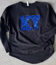 Load image into Gallery viewer, Kentucky Sweatshirt| Varsity letters | Oversized round hem| KY sweatshirt