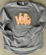 Load image into Gallery viewer, Vols sweatshirt, Sequin, Velour, Velvet, Gameday, Vols shirt, Embroidered