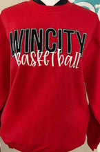 Load image into Gallery viewer, Personalized school Initials and Mascot, Trendy teacher tee, Adult, Youth, Toddler, School spirit, Mascot t shirt, WinCity Basketball