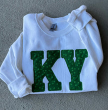 Load image into Gallery viewer, St. Patrick’s Day shamrock shirt, ANY STATE, Lucky green  shirt, t shirt,sweatshirt, St. Pattys Day shirt, Irish, KY shirt, Ky shamrock