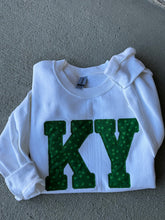Load image into Gallery viewer, St. Patrick’s Day shamrock shirt, ANY STATE, Lucky green  shirt, t shirt,sweatshirt, St. Pattys Day shirt, Irish, KY shirt, Ky shamrock
