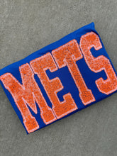 Load image into Gallery viewer, Mets baseball sequin shirt | Mets baseball | sparkle| Adult Toddler Youth Kids | Gameday |Mets mascot |Embroidered |T ball mom shirt
