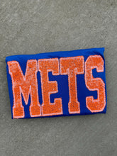 Load image into Gallery viewer, Mets baseball sequin shirt | Mets baseball | sparkle| Adult Toddler Youth Kids | Gameday |Mets mascot |Embroidered |T ball mom shirt