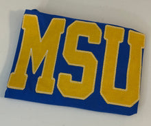 Load image into Gallery viewer, MSU Embroidered Shirt, Morehead State, T shirt, Sweatshirt, womens gift, college shirt, sister gift, KY shirt, Eagles, Blue and yellow