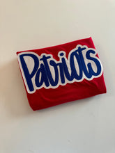 Load image into Gallery viewer, Patriots Shirt, Custom school mascot tee, School spirit tee, Embroidered shirt, Mascot, School Spirit shirt, Game Day,