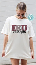 Load image into Gallery viewer, Eastern Kentucky Shirt| T shirt Sweatshirt| Colonels | EKU Game Day t shirt | EKU colonels shirt | College university shirt| Comfort Colors