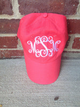 Load image into Gallery viewer, Monogram Women's baseball hat, Embroidered hat, personalized women's baseball hat