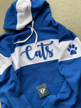 Load image into Gallery viewer, Kentucky hooded sweatshirt, Adult, UK sweatshirt, Ky sweatshirt, Kentucky shirt, Kentucky State sweatshirt,Applique, Varsity hoodie, CATS