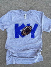 Load image into Gallery viewer, Kentucky Football T shirt | College football t shirt | Game day football shirt | University of Kentucky| Kentucky Wildcats | Leopard