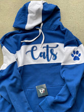 Load image into Gallery viewer, Kentucky hooded sweatshirt, Adult, UK sweatshirt, Ky sweatshirt, Kentucky shirt, Kentucky State sweatshirt,Applique, Varsity hoodie, CATS
