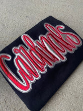 Load image into Gallery viewer, Cardinals metallic T-shirt