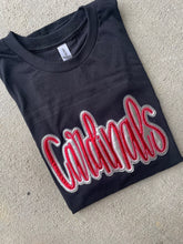 Load image into Gallery viewer, Cardinals metallic T-shirt