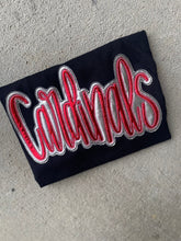 Load image into Gallery viewer, Cardinals metallic T-shirt