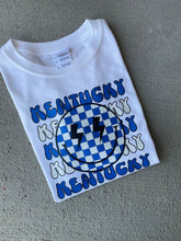 Load image into Gallery viewer, Kentucky Shirt | University Tshirt| Retro Kentucky Tshirt | Game Day t shirt | Vintage Shirt | Kentucky Sweatshirt| Smiley face |