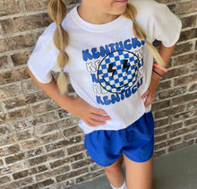 Load image into Gallery viewer, Kentucky Shirt | University Tshirt| Retro Kentucky Tshirt | Game Day t shirt | Vintage Shirt | Kentucky Sweatshirt| Smiley face |